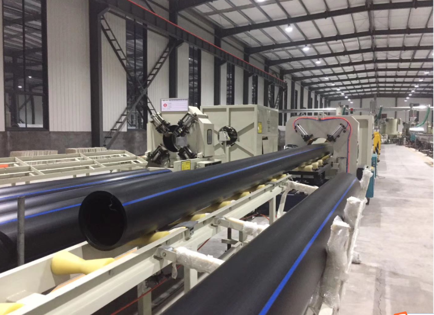 Produção de extrusão de tubos HDPE