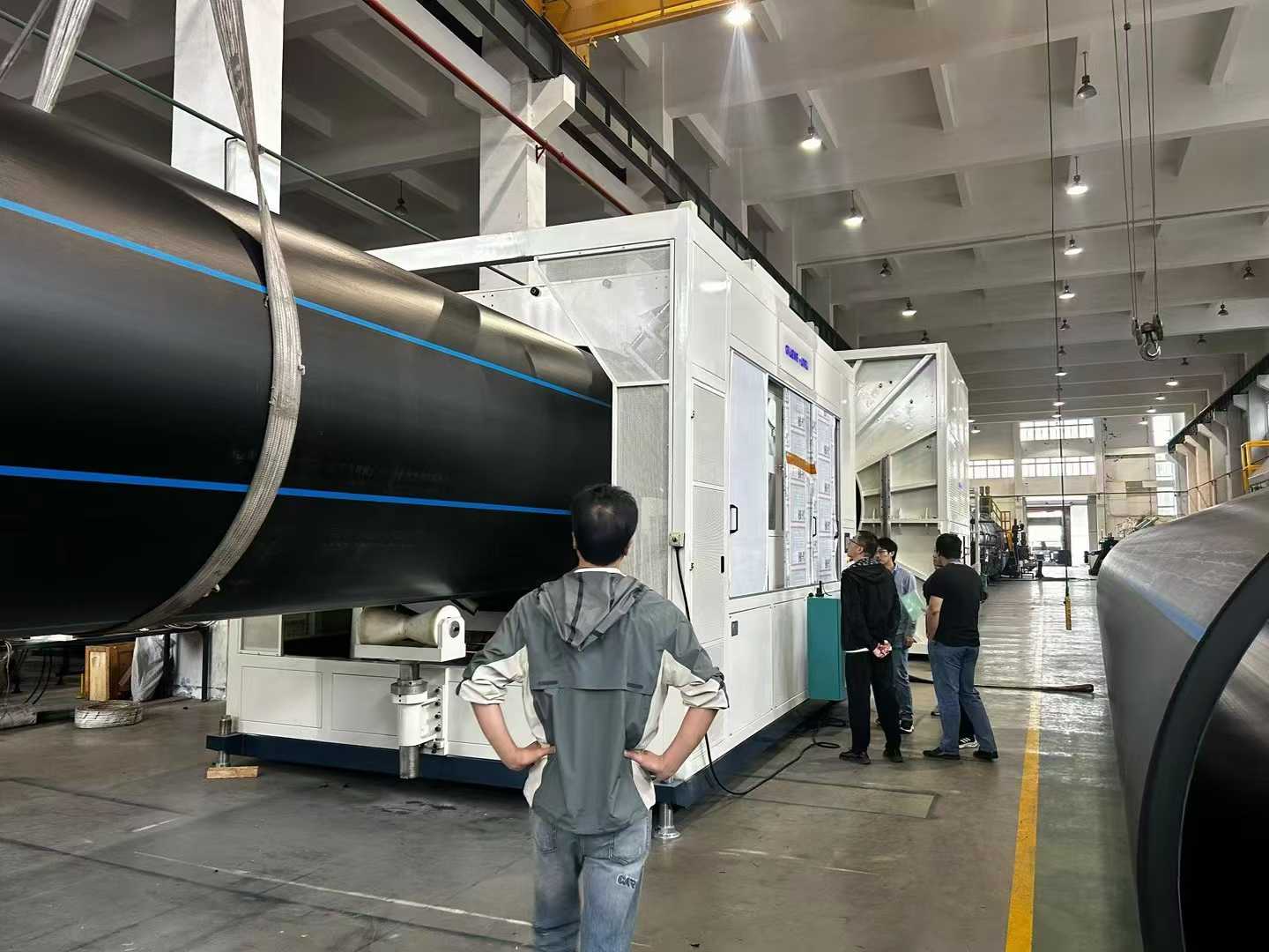 Tubos PE com grandes diâmetros acima de 2.000 mm